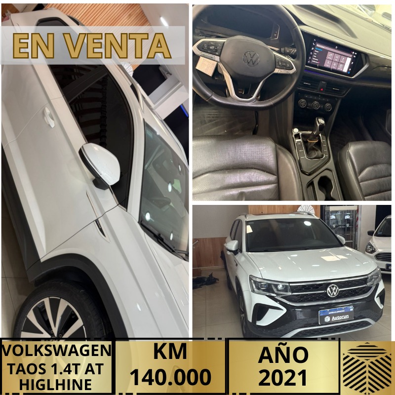 Imagen de Volkswagen Taos usado, en venta por Autorun SRL.